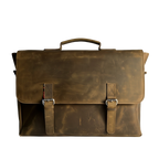 Artisan Leather Briefcase – Brown