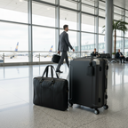 Black Leather Office Briefcase