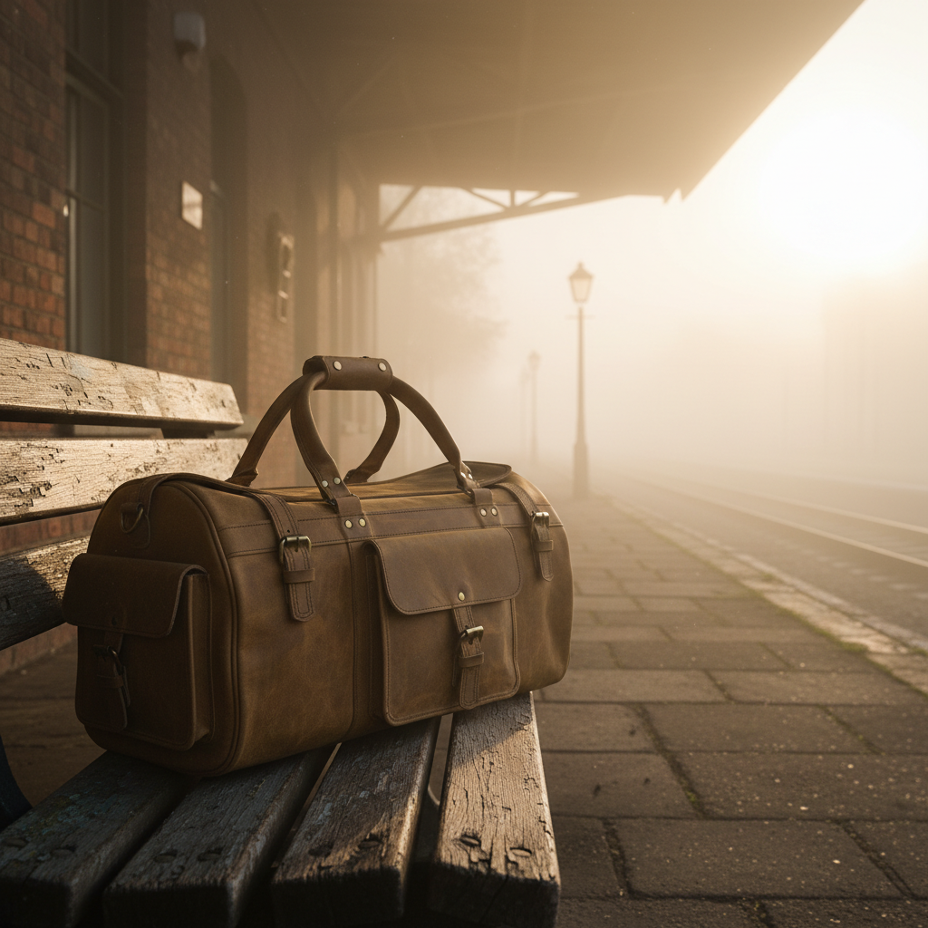Artisian Leather Voyager Duffle Bag – Premium Vintage Leather Travel Bag