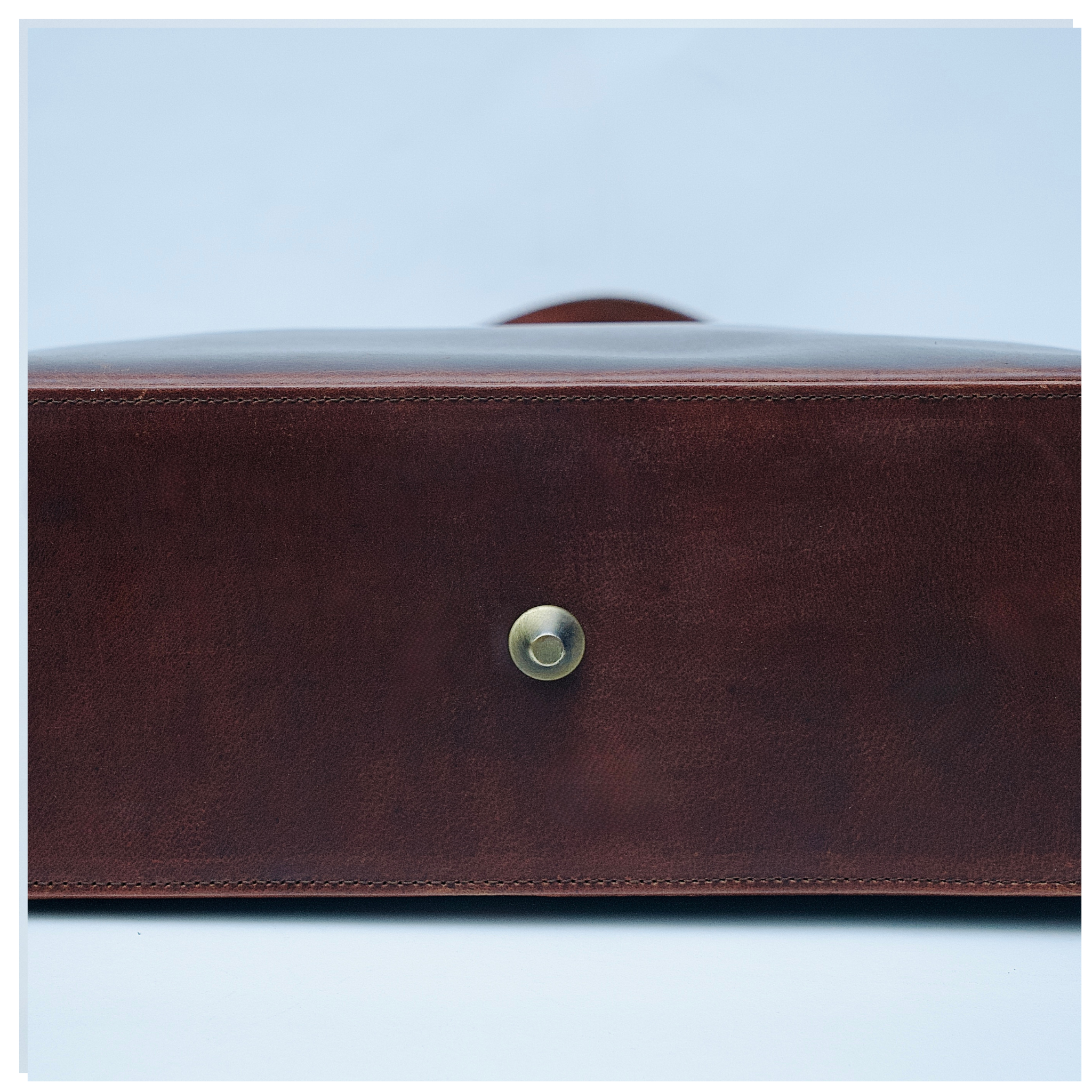 Oxblood Leather Tote