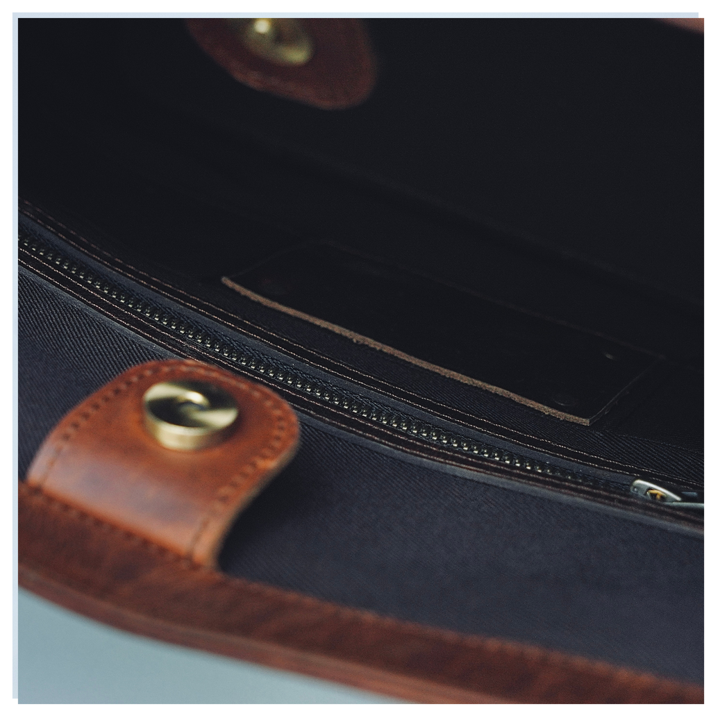 Oxblood Leather Tote
