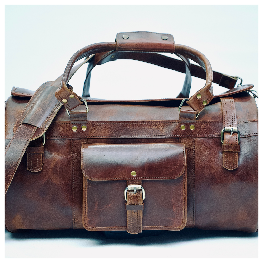 Voyager Leather Duffle Bag