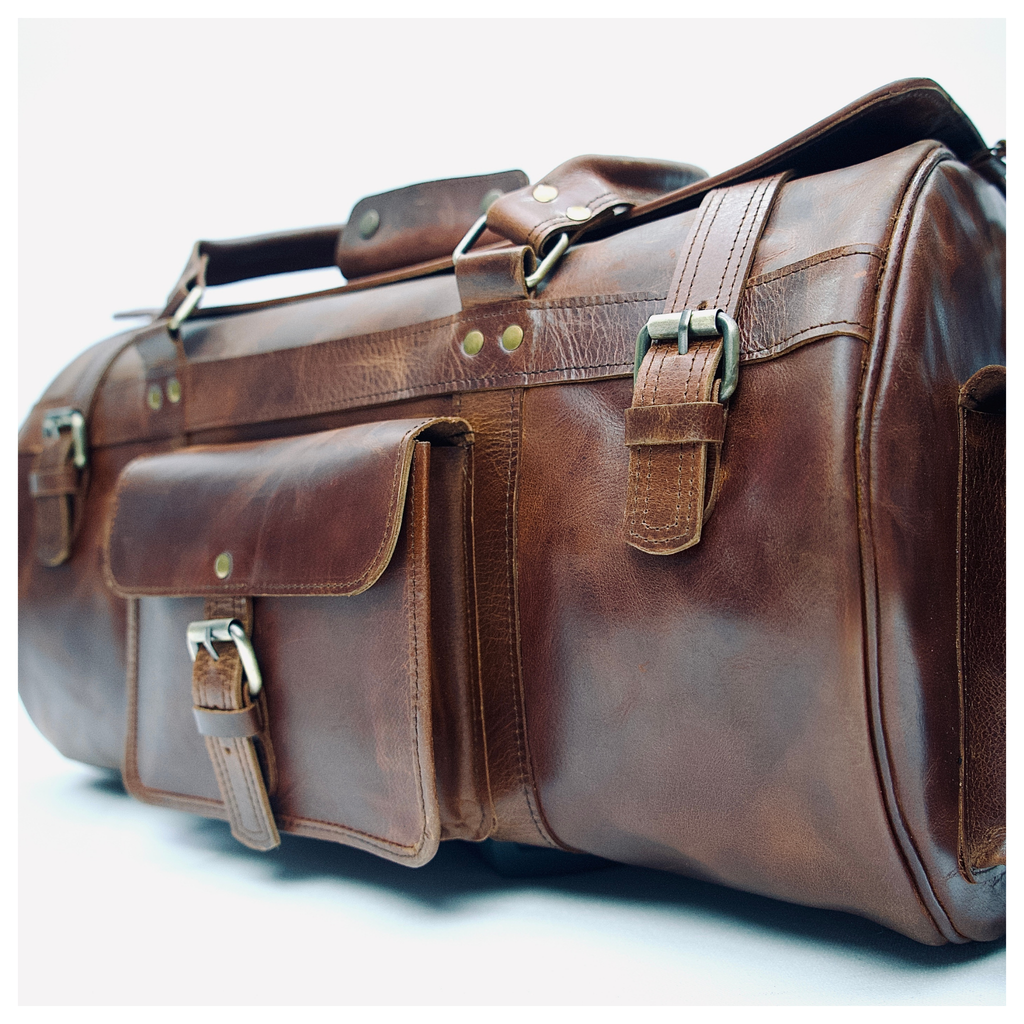 Voyager Leather Duffle Bag