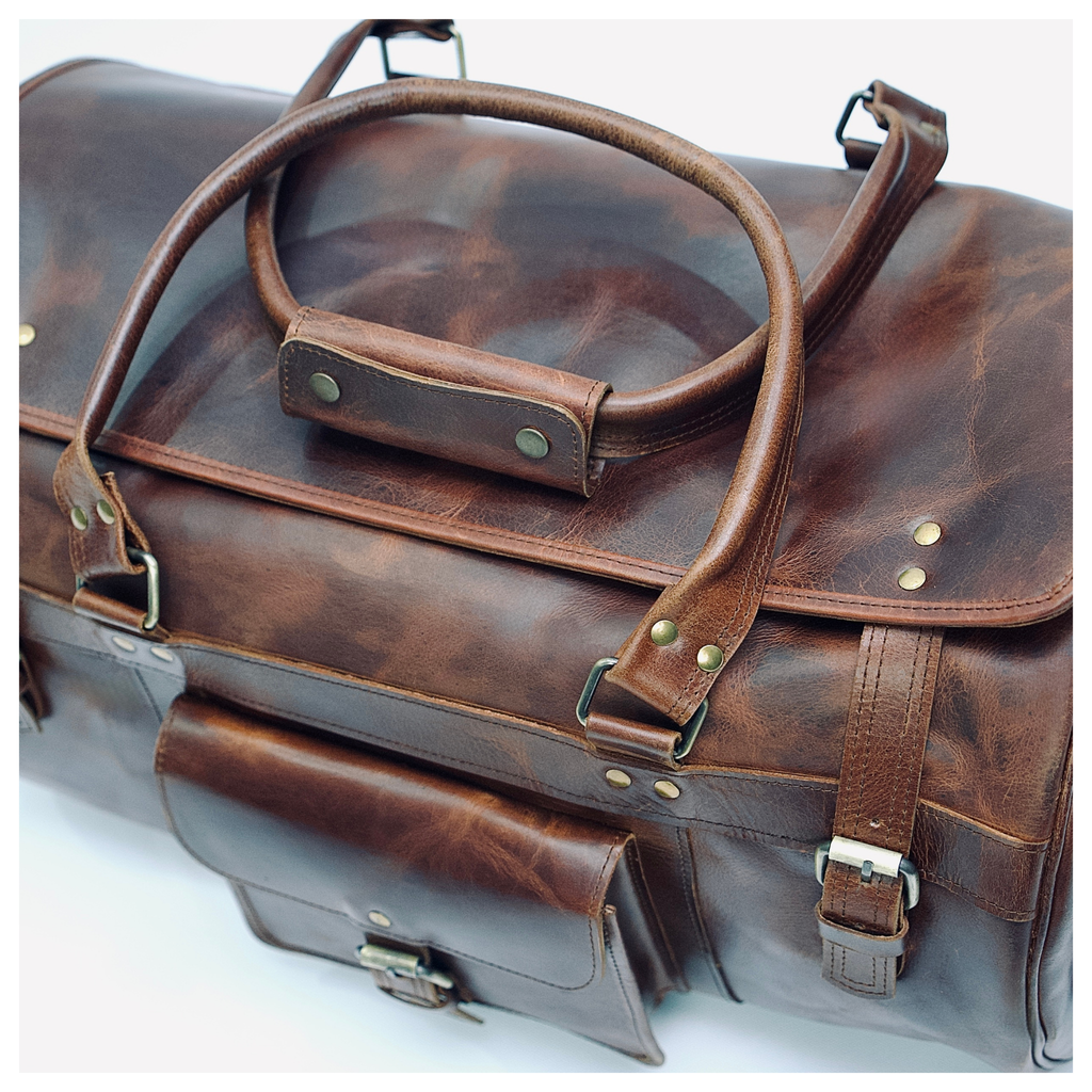 Voyager Leather Duffle Bag