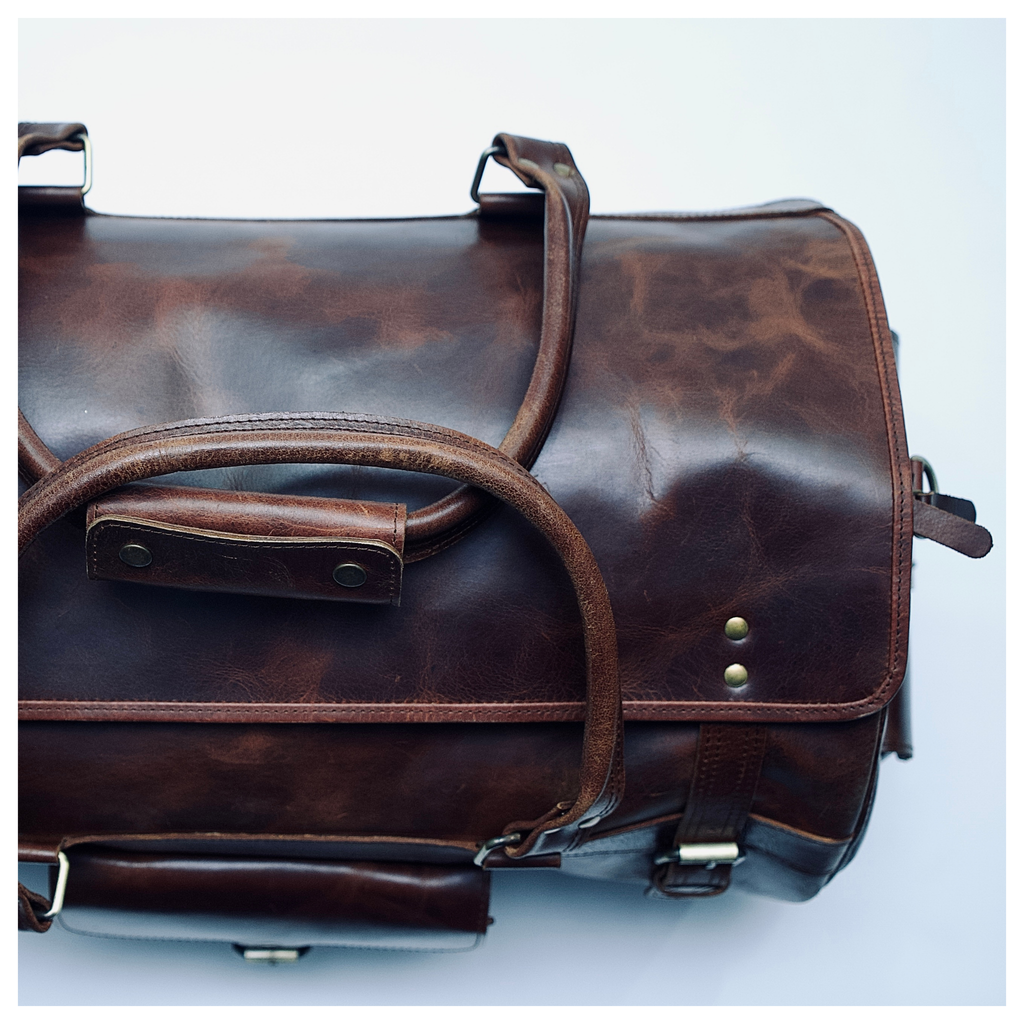 Voyager Leather Duffle Bag